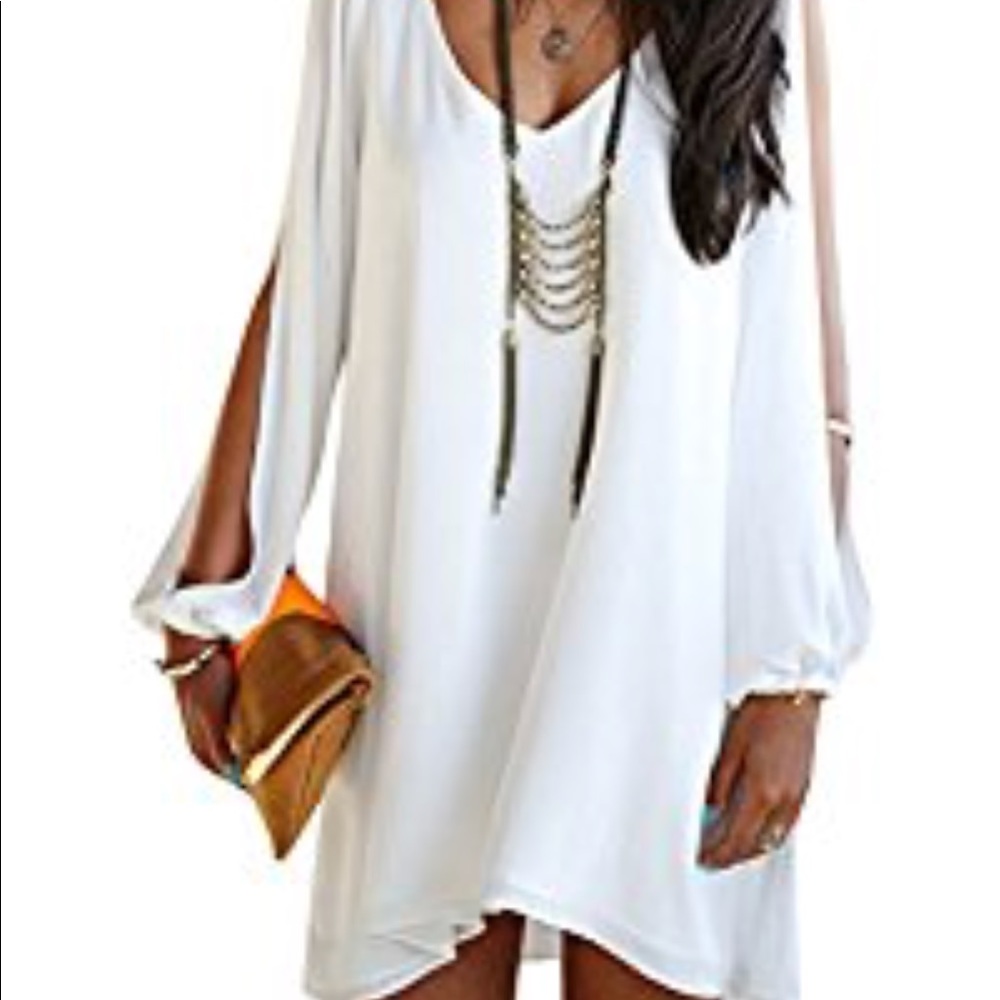 Chiffon Short Beach Dress Medium